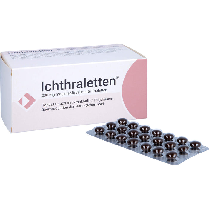 Ichthraletten 200 mg magensaftresistente Tabletten, 168 St TMR