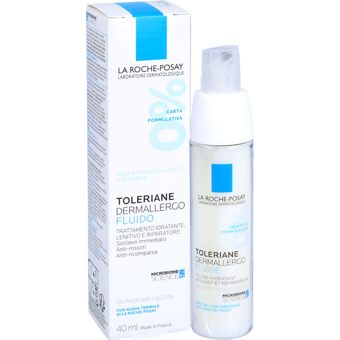 LA ROCHE-POSAY Toleraine Dermallergo Fluid täglich reparierendes Feuchtigkeitsfluid, 40 ml Cream