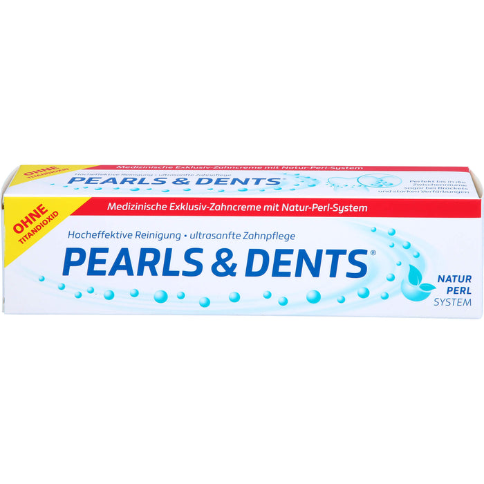 PEARLS & DENTS Exklusiv-Zahncreme ohne Titandioxid, 100 ml Toothpaste