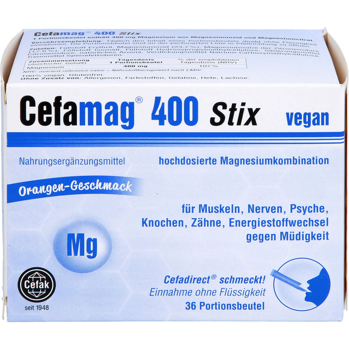 Cefamag 400 Stix, 36 St GRA