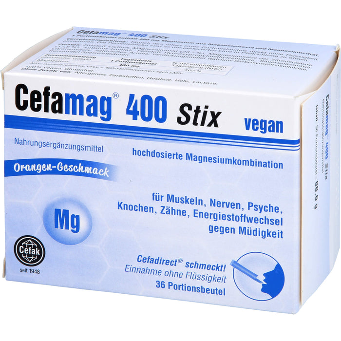 Cefamag 400 Stix, 36 St GRA