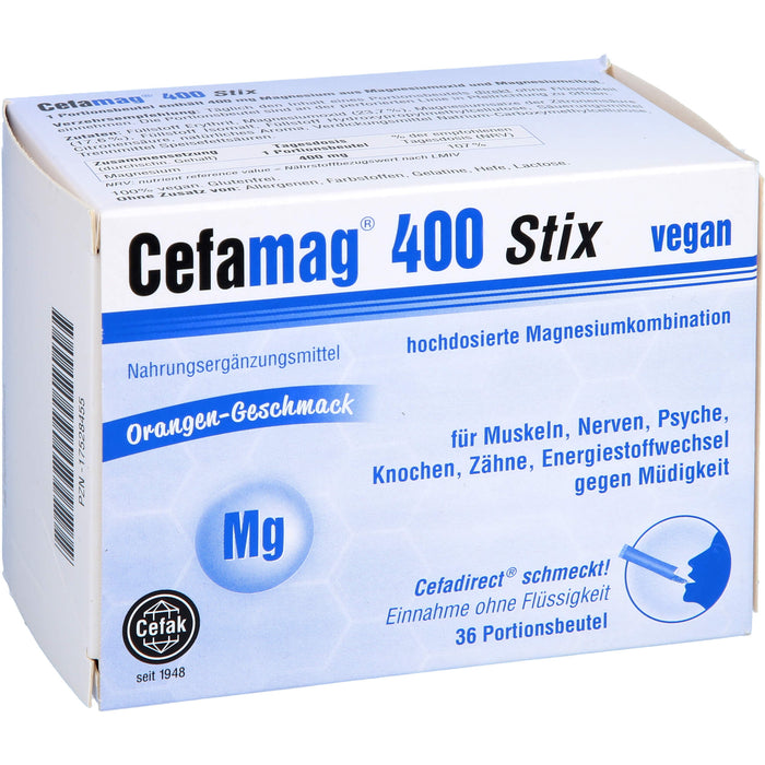 Cefamag 400 Stix, 36 St GRA