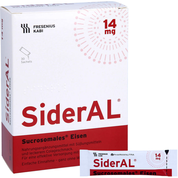 SiderAL Eisen 14mg Cola Sachets, 30 St GRA