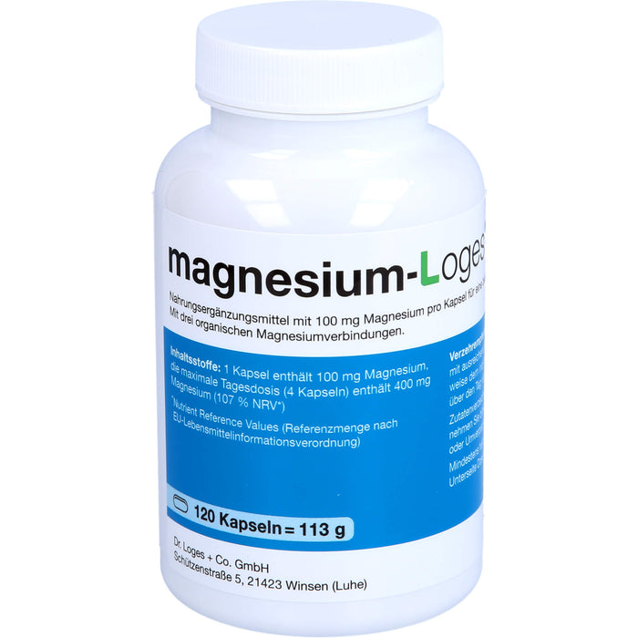 Magnesium-Loges vario 100 mg Kapseln, 120 pc Capsules