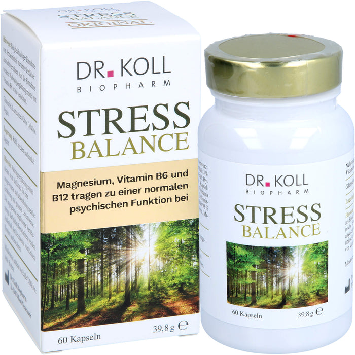 Stress Balance Dr.Koll Vitamin B6 B12 Magnesium, 60 St KAP