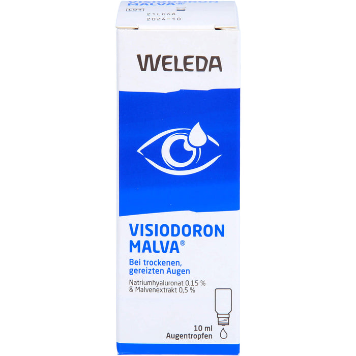 WELEDA Visiodoron Malva Augentropfen bei trockenen und gereizten Augen, 10 ml Lösung