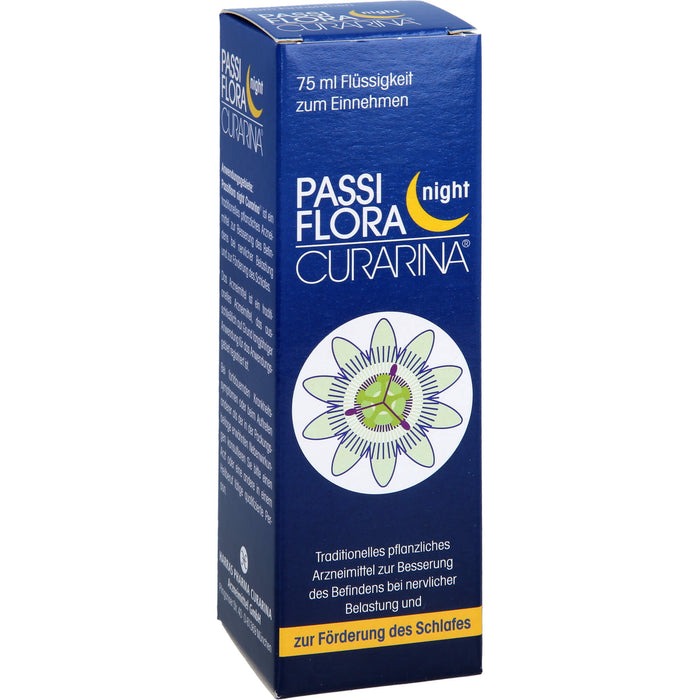 Passiflora night Curarina, Flüssigkeit zum Einnehmen, 75 ml FLE