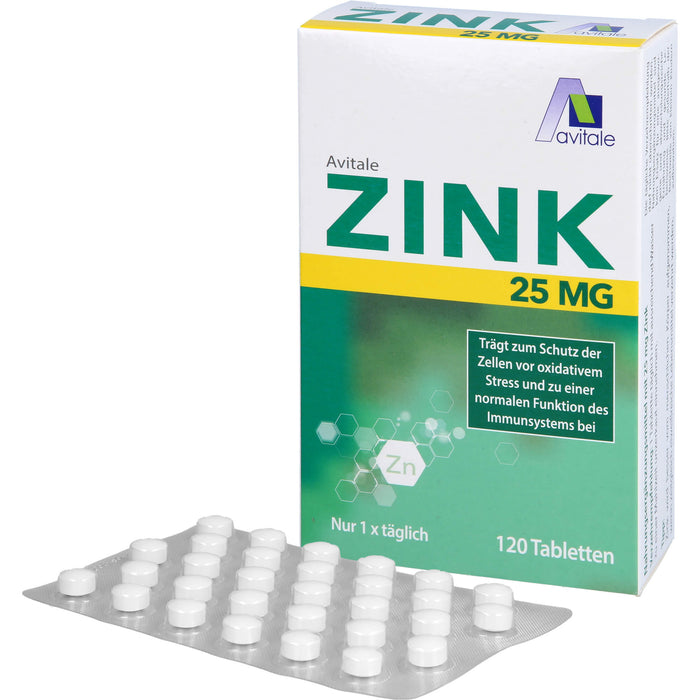 Zink 25 mg, 120 St TAB