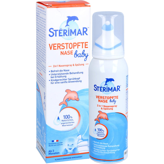 Sterimar Nasenspray Verstopfte Nase Baby, 100 ml NAS