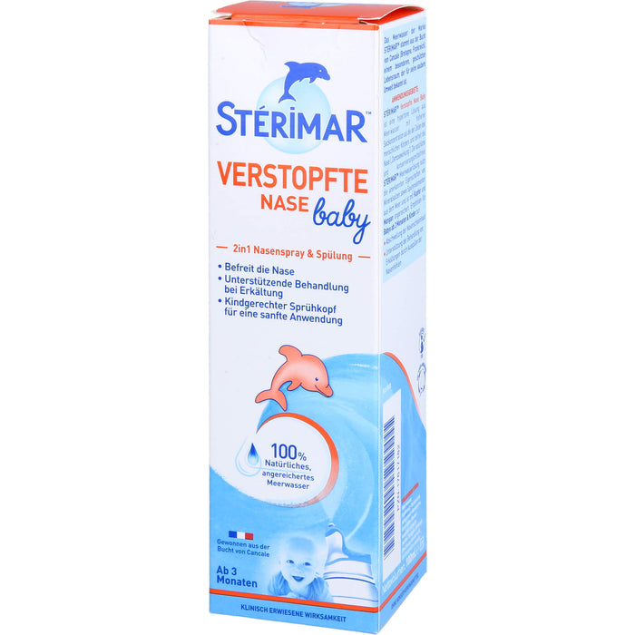 Sterimar Nasenspray Verstopfte Nase Baby, 100 ml NAS