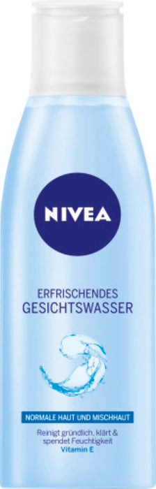 NIVEA Erfrischendes Gesichtswass Norm. Haut Mischh, 200 ml Lösung