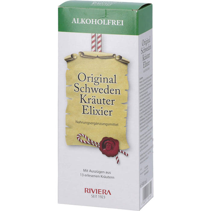 Riviera Original Schwedenkräuter Elixier alkoholfr, 500 ml LSE