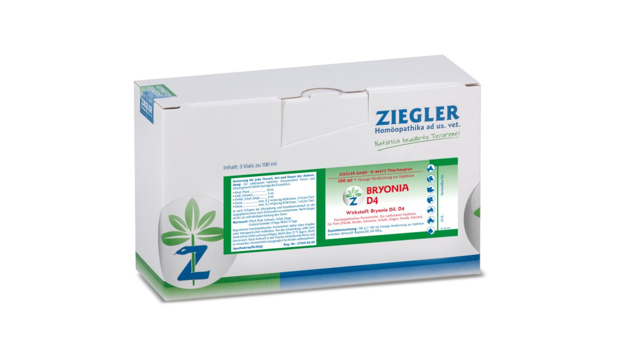 ZIEGLER Bryonia D 4 Dilution, 300 ml Solution