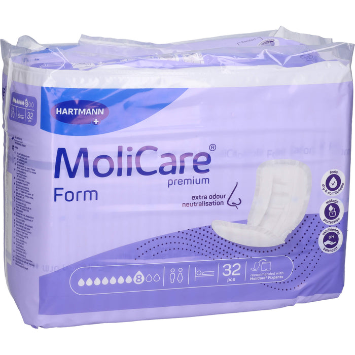 MoliCare Premium Form 8 Tropfen Super Plus Inkontinenzeinlagen, 32 pcs. Insoles