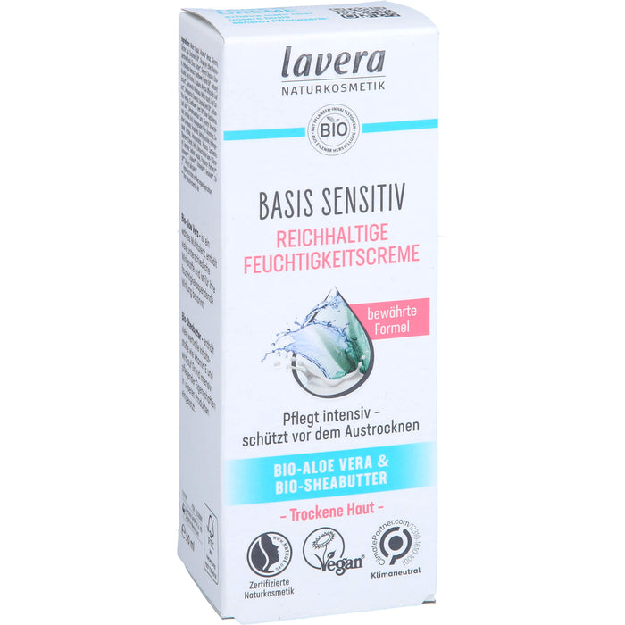 LAVERA BASIS SENSITIV REICHHALTIGE FEUCHT.CREME, 50 ml XTC