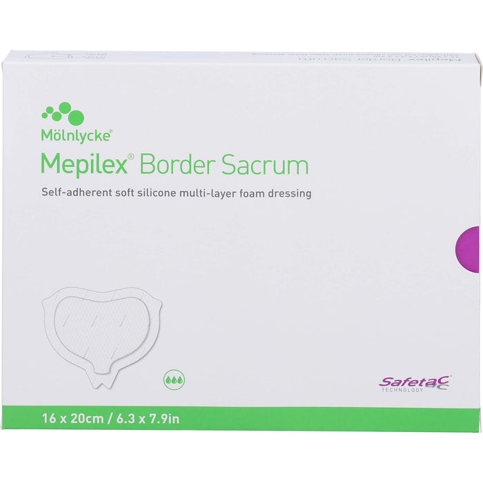 MEPILEX Border Sacrum Schaumverb.haft.16x20 cm st., 10 St VER