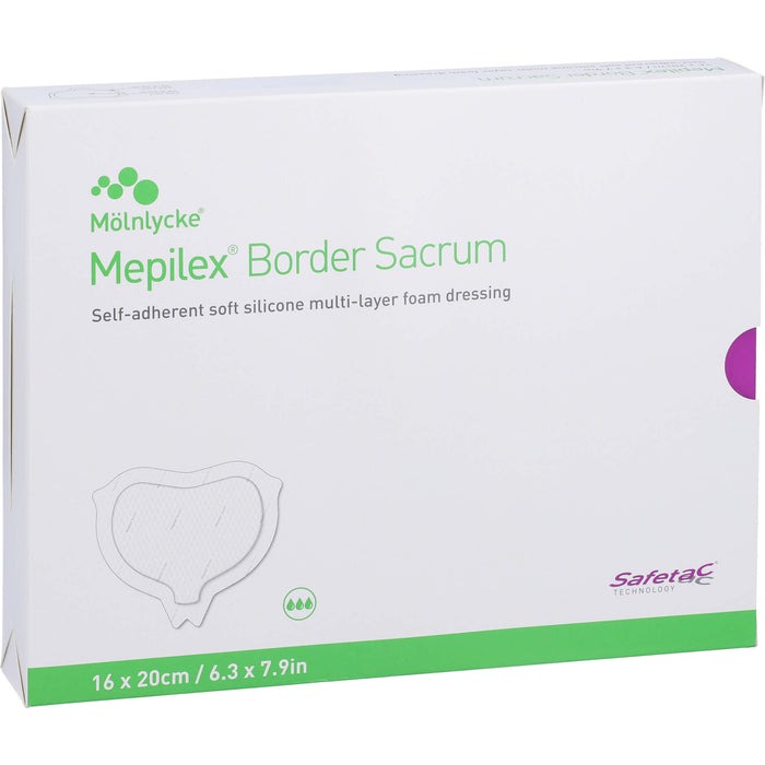 MEPILEX Border Sacrum Schaumverb.haft.16x20 cm st., 10 St VER