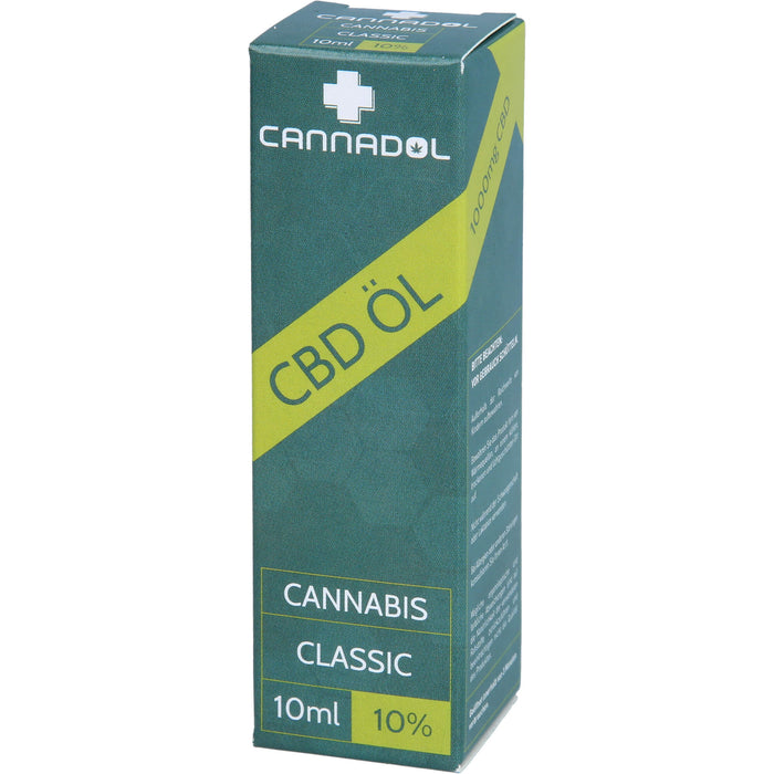 CBD 10% BIO Cannadol Classic Hanfextrakt, 10 ml TRO