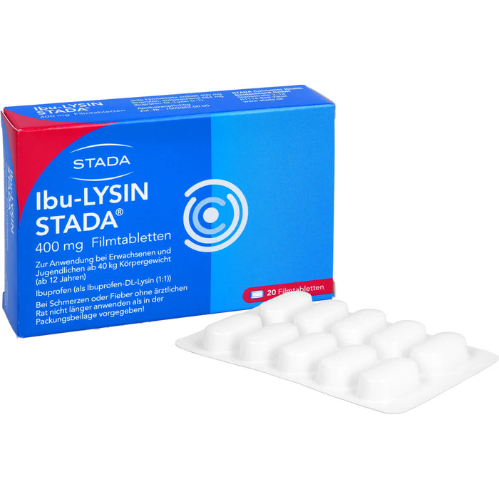 Ibu-lysin Stada 400mg Fta, 20 St FTA