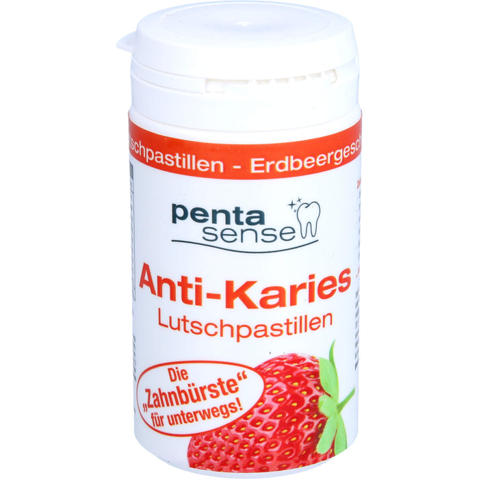 Penta-Sense Anti-Karies Lutsch. Erdbeere, 30 St PAS