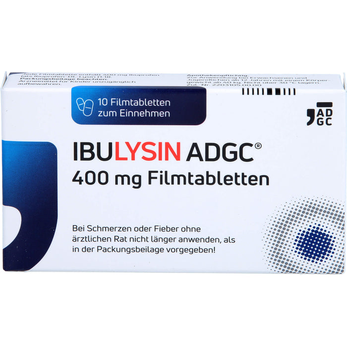 Ibulysin Adgc 400mg Fta, 10 St FTA