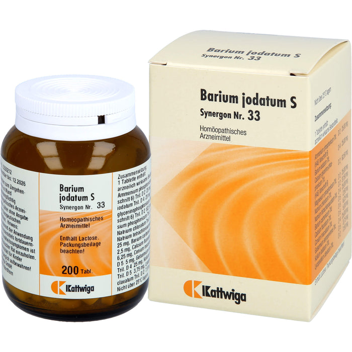 Synergon Komplex 33 Barium jodatum S Tbl., 200 St TAB