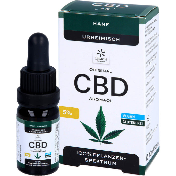 CBD 5% HANF Tropfen Aroma, 10 ml TRO