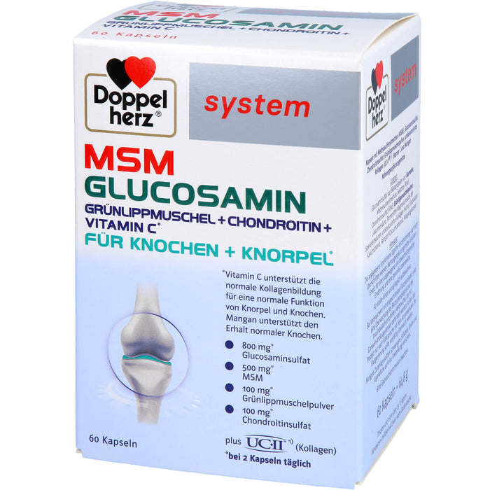 Doppelherz MSM Glucosamin system, 60 St KAP