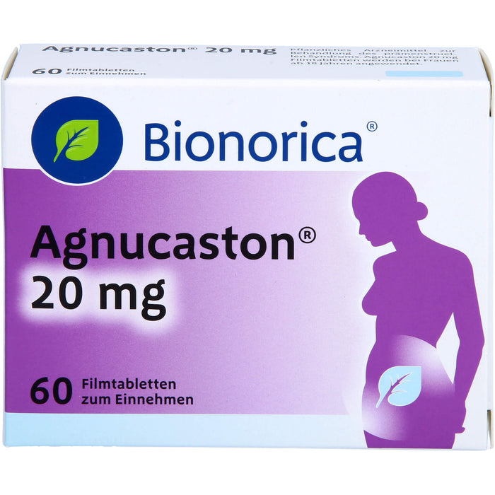 Agnucaston 20 mg Filmtabletten bei Regelbeschwerden, 60 St. Tabletten