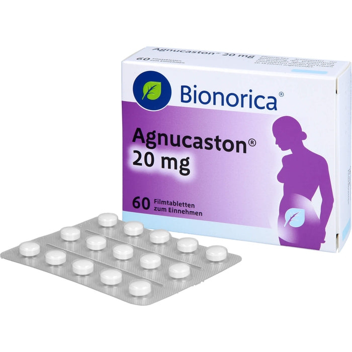 Agnucaston 20 mg Filmtabletten bei Regelbeschwerden, 60 pcs. Tablets