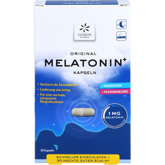 MELATONIN PLUS KAPSELN, 30 St KAP