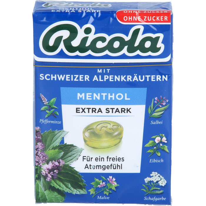 Ricola o.Z. Box Menthol Extra Stark, 50 g BON