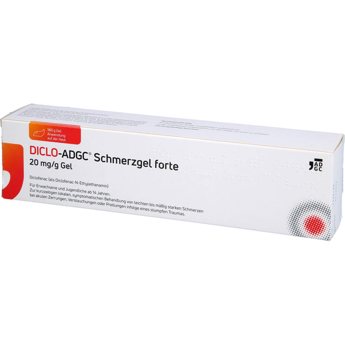 Diclo Adgc Forte 20mg Gel, 180 g GEL