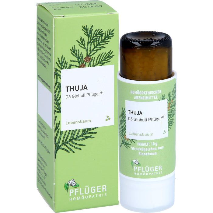 Thuja D6 Globuli Pflüger Dosierspender, 10 g GLO