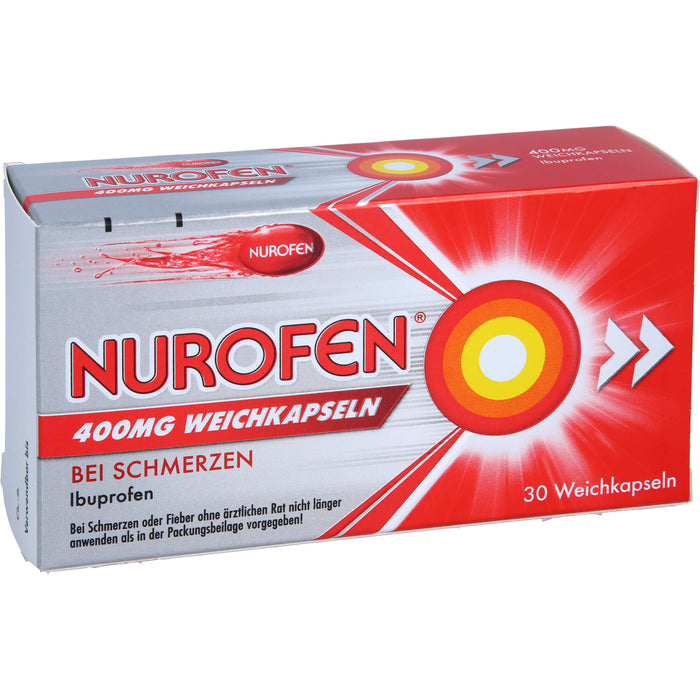 NUROFEN 400 mg Weichkapseln bei Schmerzen oder Fieber, 30 pc Capsules