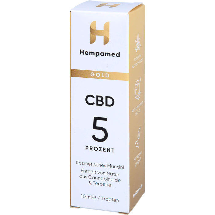 Hempamed CBD Gold Mundöl 5%, 10 ml TRO