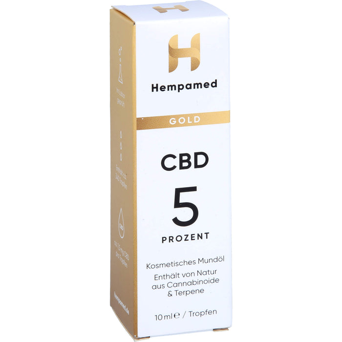 Hempamed CBD Gold Mundöl 5%, 10 ml TRO