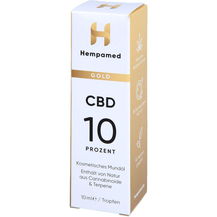 Hempamed CBD Gold Mundöl 10%, 10 ml TRO