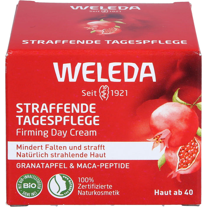 WELEDA straffende Tagespflege Granatapfel & Maca-Peptide mindert Falten & strafft, 40 ml Cream