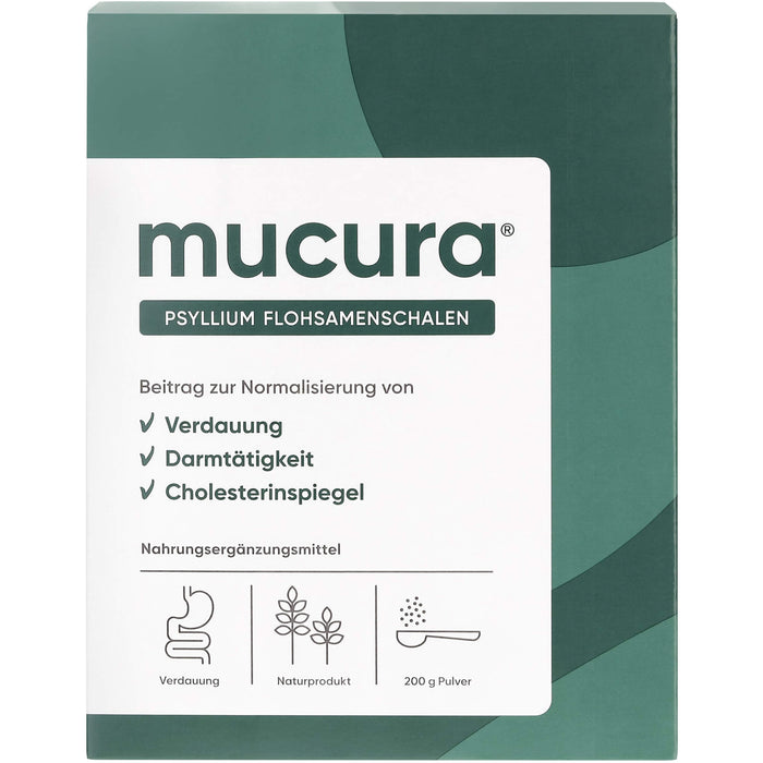 Mucura Flohsamenschalen Pulver, 200 g PUL