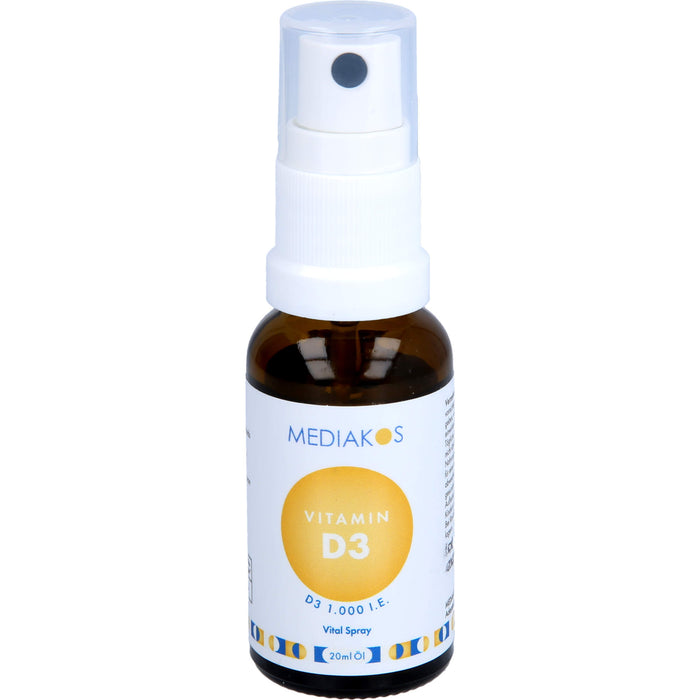 Vitamin D3 1,000 I.E. Mediakos Vital Spray, 20 ml SPR