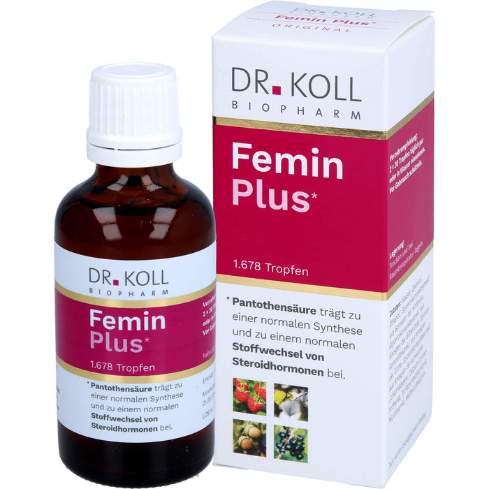 Femin Plus Dr.Koll Gemmo Komplex Himbeere Vit.B12, 50 ml TRO