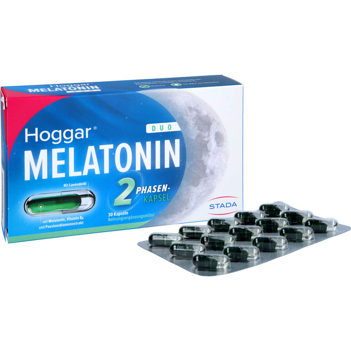 Hoggar Melatonin DUO Einschlaf-Kapseln, 30 St KAP