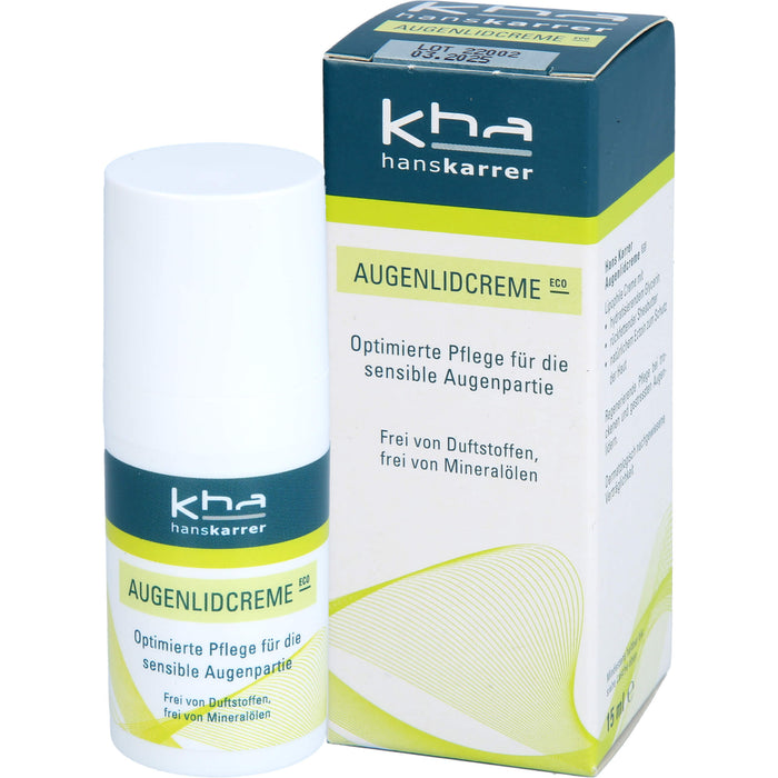 Hans Karrer Augenlidcreme Eco, 15 ml CRE