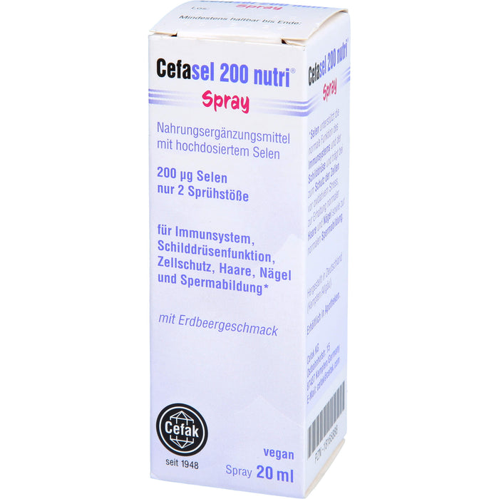 Cefasel 200 nutri Spray, 20 ml SPR