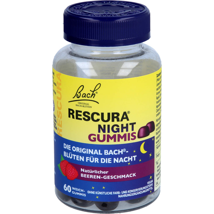 Bachblüten Original Rescura Night Gummis Beere, 60 St KDA