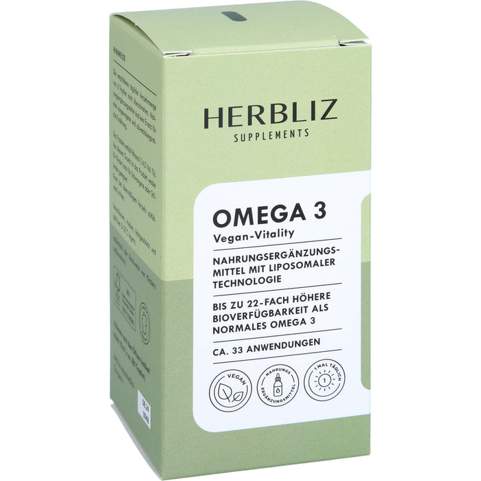 HERBLIZ OMEGA 3 vegan - Balance, 10 ml TRO