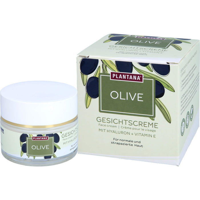 Plantana Olive Gesichtscreme Hyaluron & Vitamin-E, 50 ml CRE