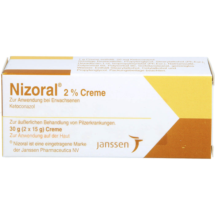 Nizoral 2% kohlpharma Creme bei Pilzerkrankungen, 30 g Crème