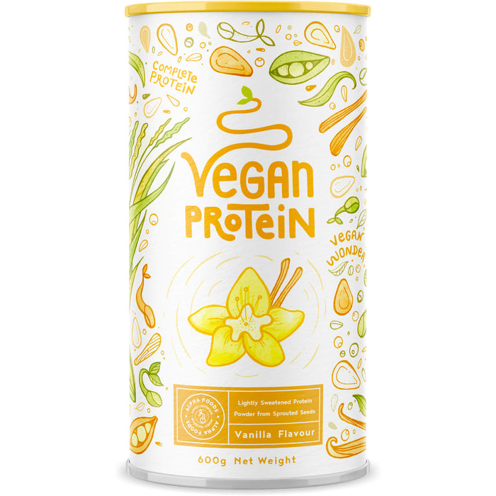 Vegan Protein Vanille bioverfügbares Eiweißpulver, 600 g PUL